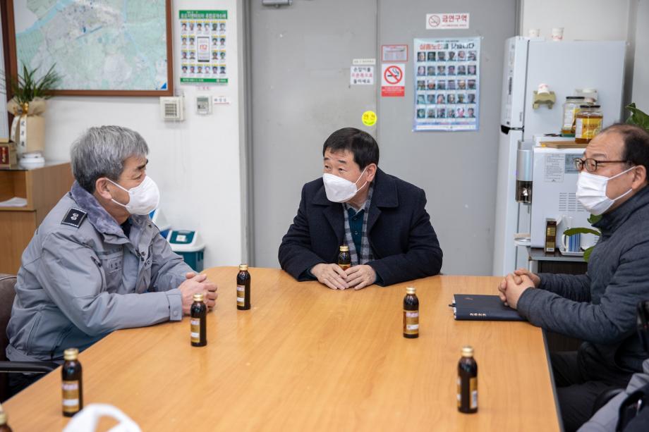 설명절 지구대,소방서 방문