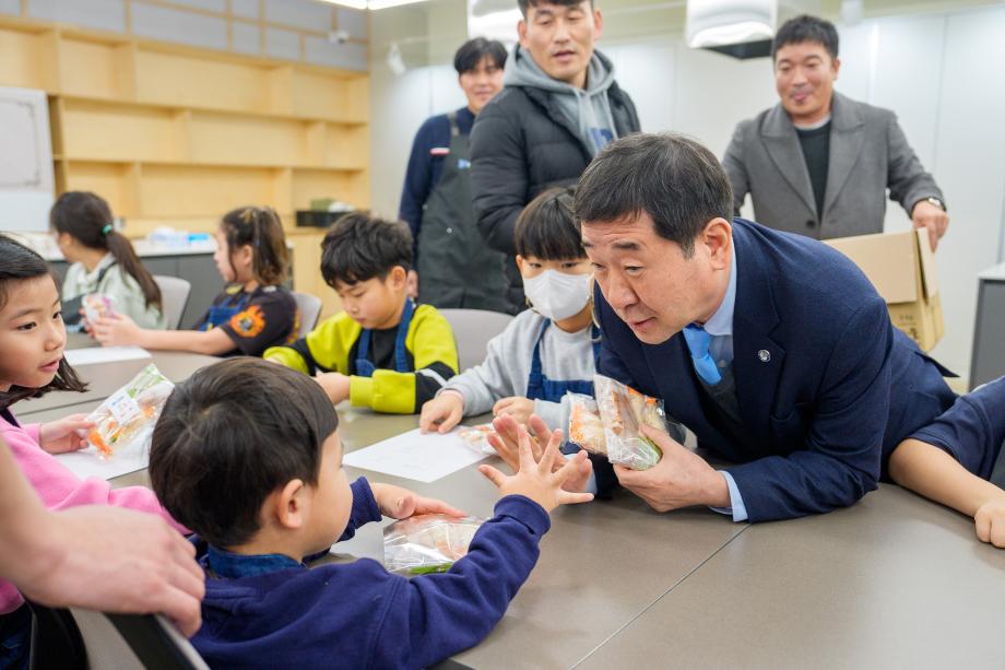 증평초 아버지회 홈베이커리 참석