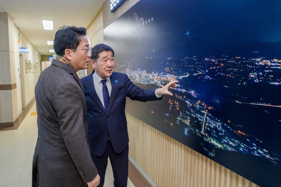 교원대학교 총장 방문