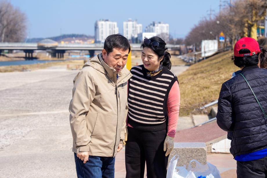한국부인회 창동리 지하차도 청소