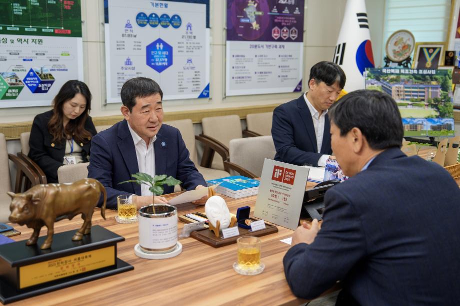 이병호 증평공업고등학교장 방문