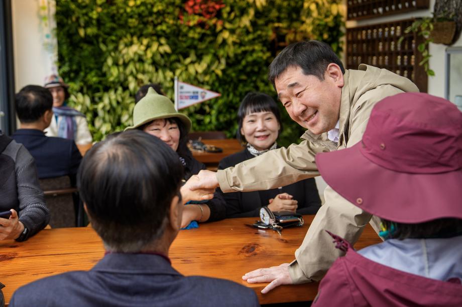 KBS 증평도보여행 촬영