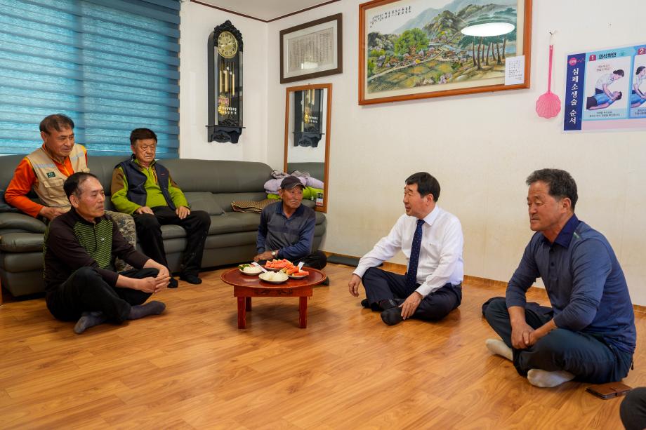 송정2리, 원평리 마을 행사방문