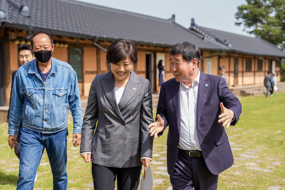 송미령 농림축산식품부장관 증평 방문
