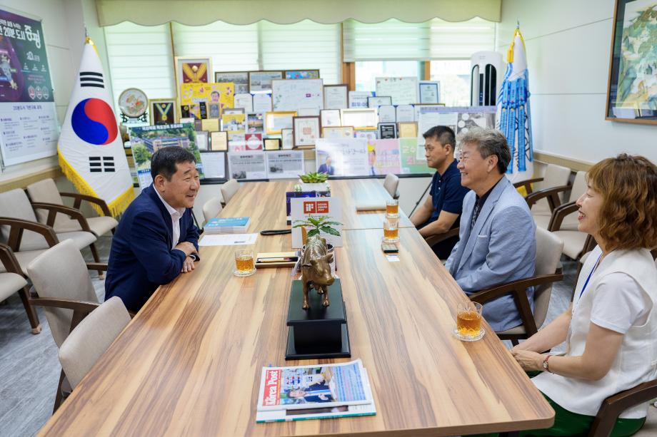 우체국장 부임인사