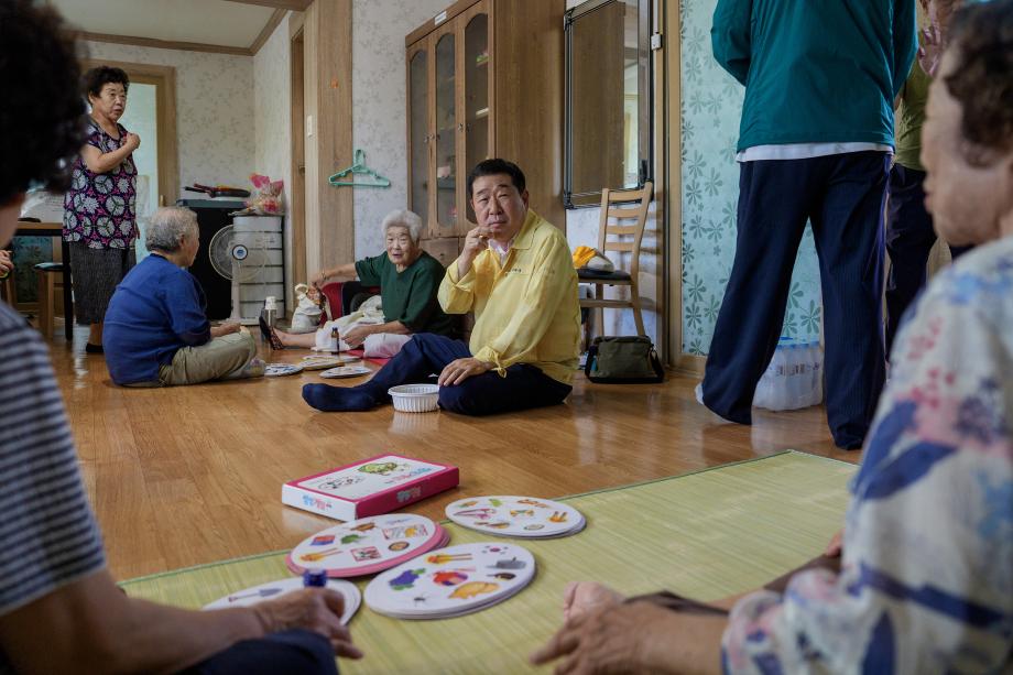 폭염 관련 경로당 방문