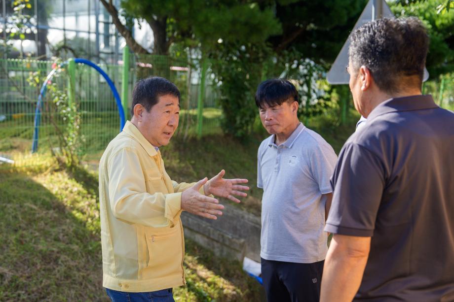 기름 유출 현장 점검