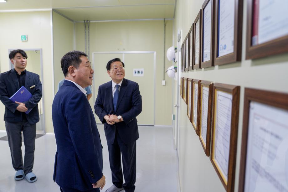 2산단 마크로케어 공장 방문