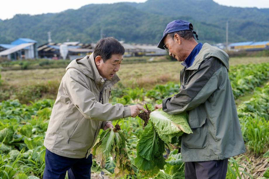 호우 피해농가 방문