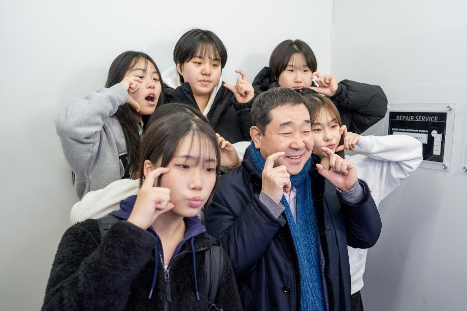 증평여중 학생들과 만남