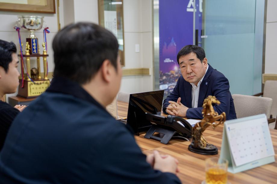 스마트팜 청년 모집분야 합격자 방문