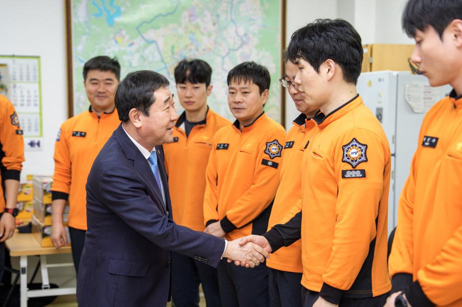 증평소방서 위문 방문