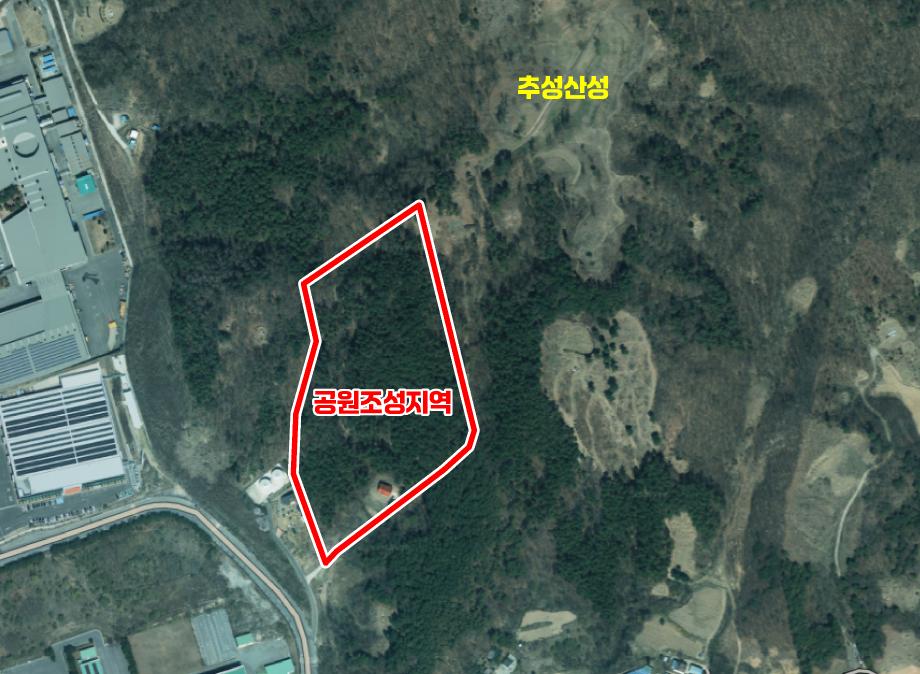 역사에 쉼을 더하다...증평 추성산성 역사문화공간 정비 본격화