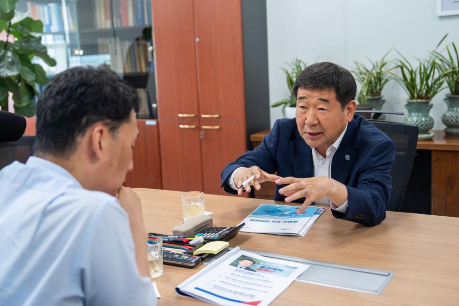 이재영 증평군수, 행안부 방문...“교부세 제도개선, 아동 돌봄수요 반영해야”