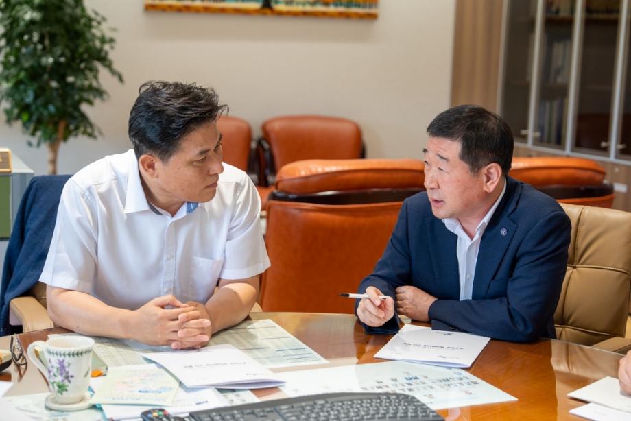 증평군, 수자원공사에 복선화 사업 확장·실질적 보상 강력 요청