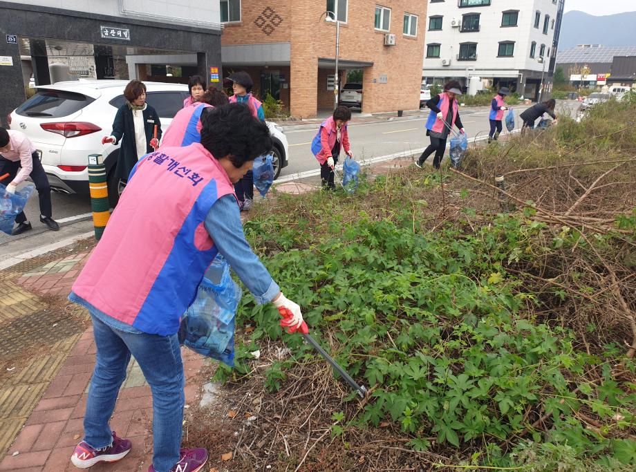 증평군, 전통문화연구회 자연정화 활동 실시