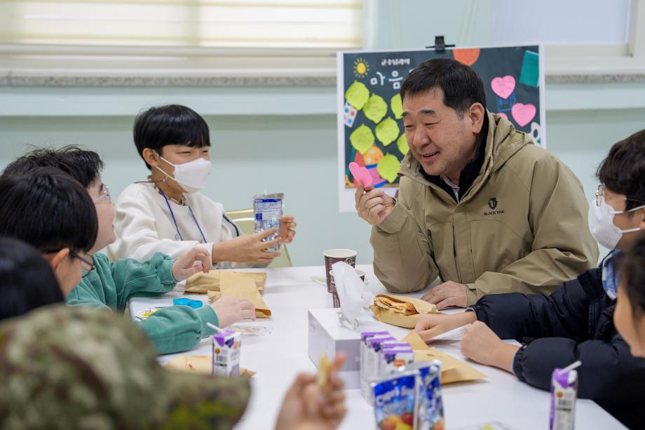 이재영 증평군수, 청소년과 직접 소통...미래 세대의 목소리를 듣다.