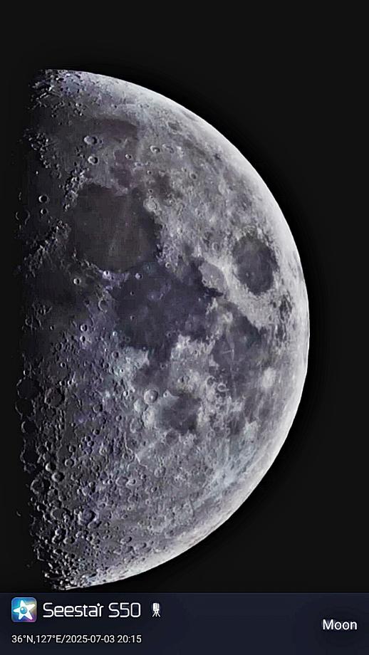 스마트 천체망원경으로 찍은 사진들